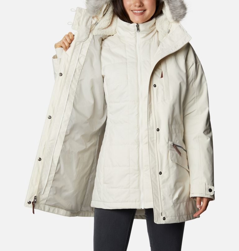 Women's Columbia Carson Pass Interchange Jackets Cream | CA-DA410