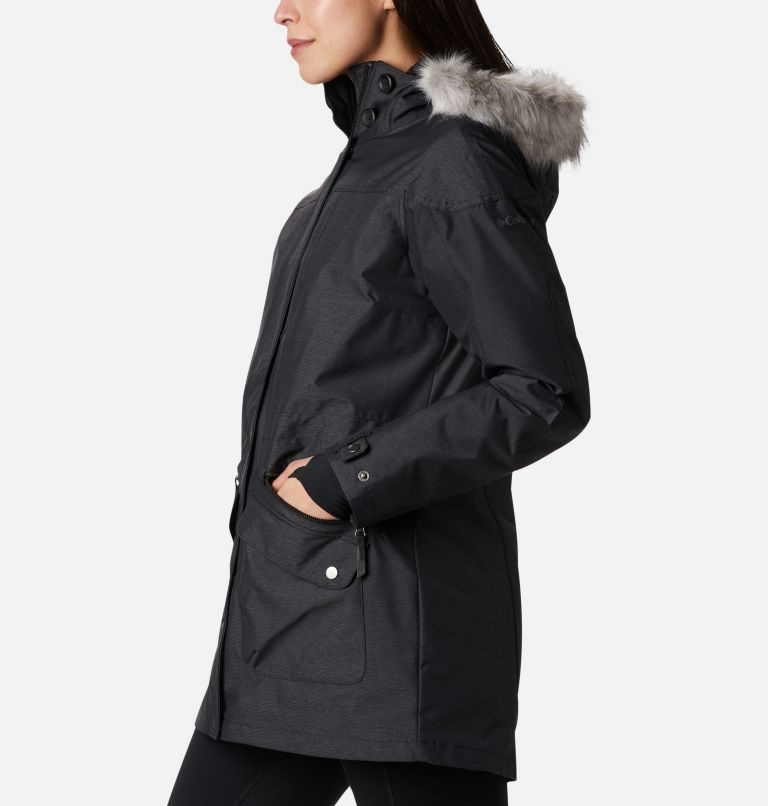 Women's Columbia Carson Pass Interchange Jackets Black | CA-PA60C