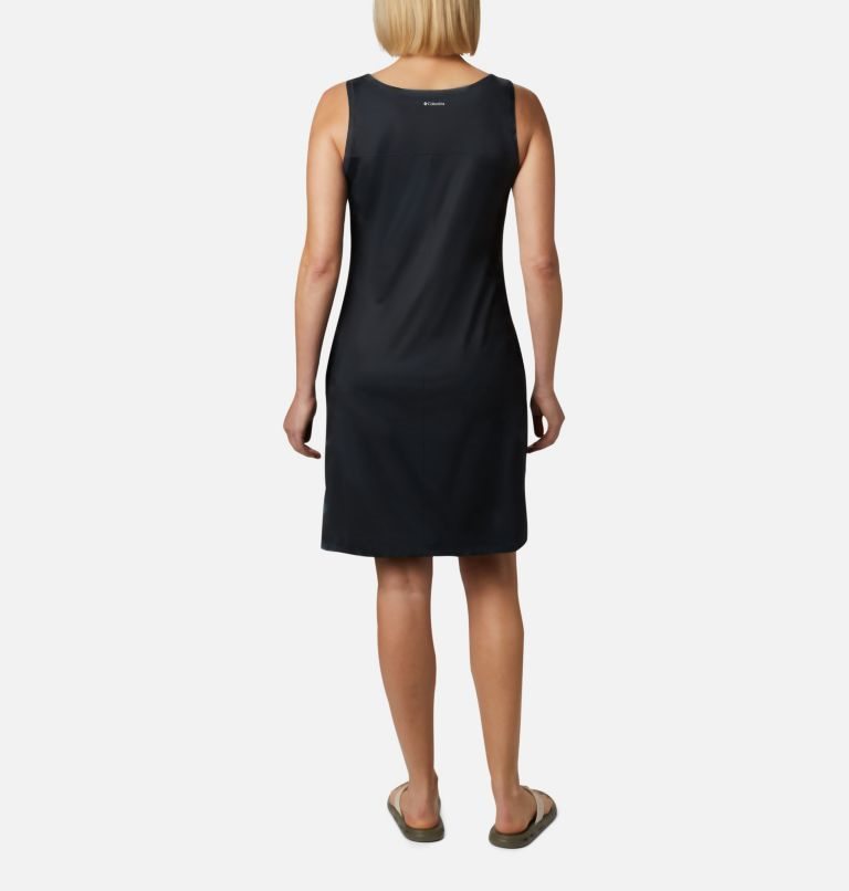 Women's Columbia Chill River Printed Dress Black | CA-D354C