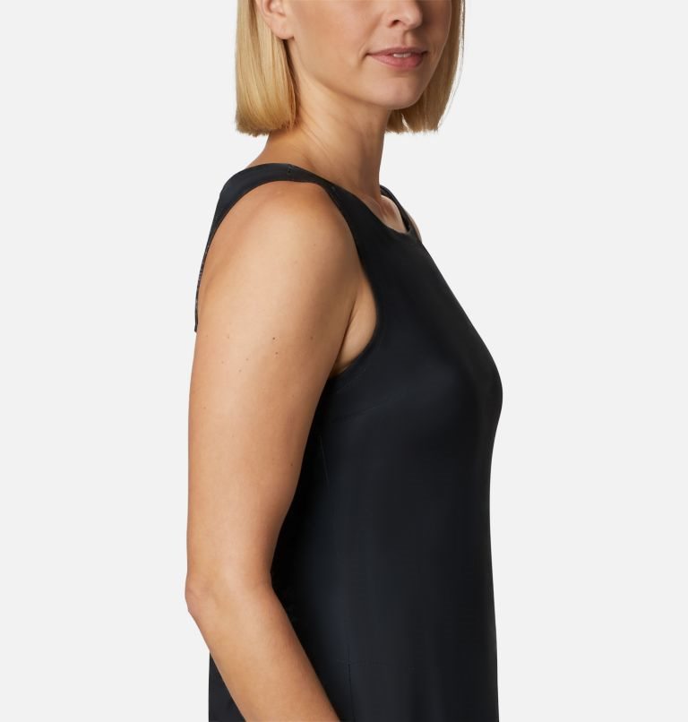 Women's Columbia Chill River Printed Dress Black | CA-D354C