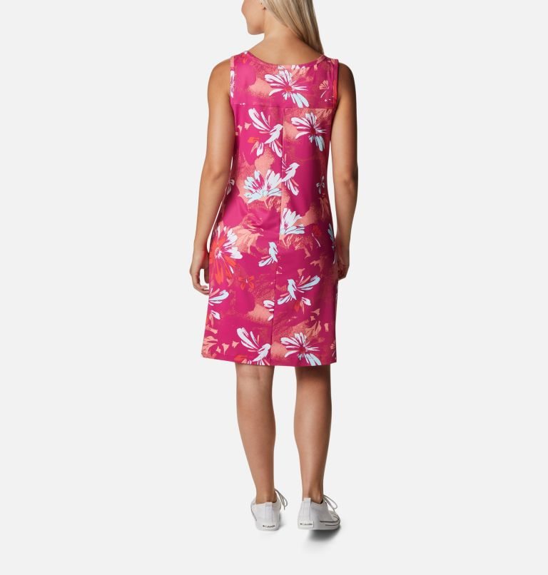 Women's Columbia Chill River Printed Dress Flower | CA-K3L4A