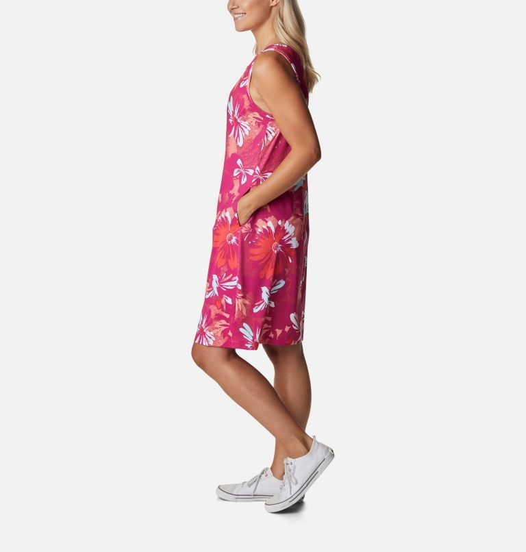 Women's Columbia Chill River Printed Dress Flower | CA-K3L4A