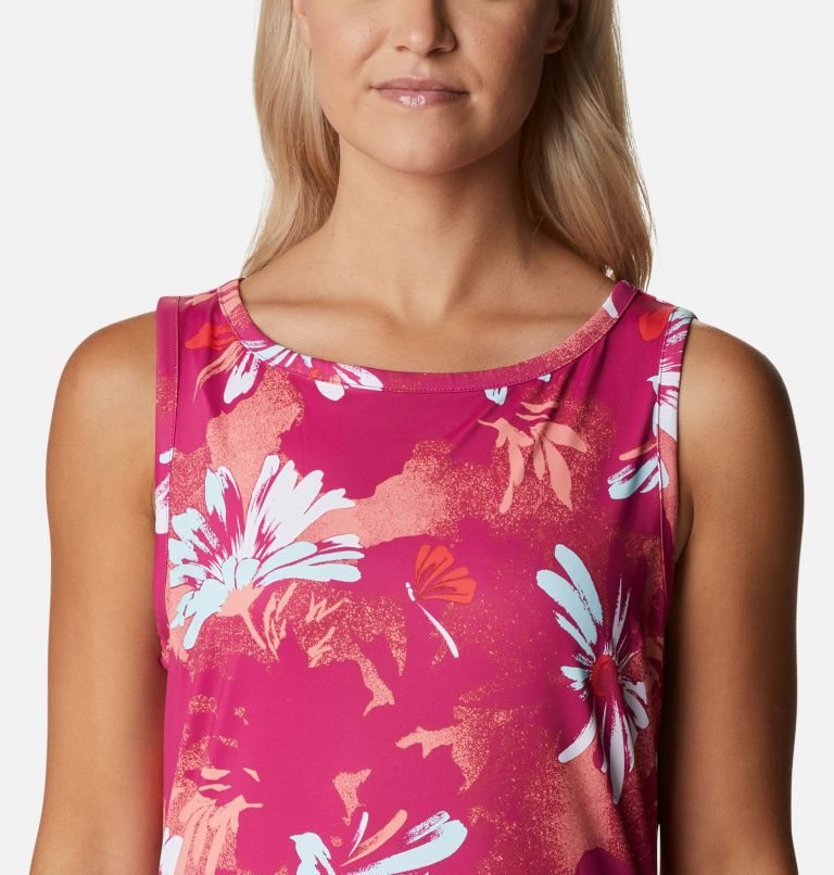 Women's Columbia Chill River Printed Dress Flower | CA-K3L4A
