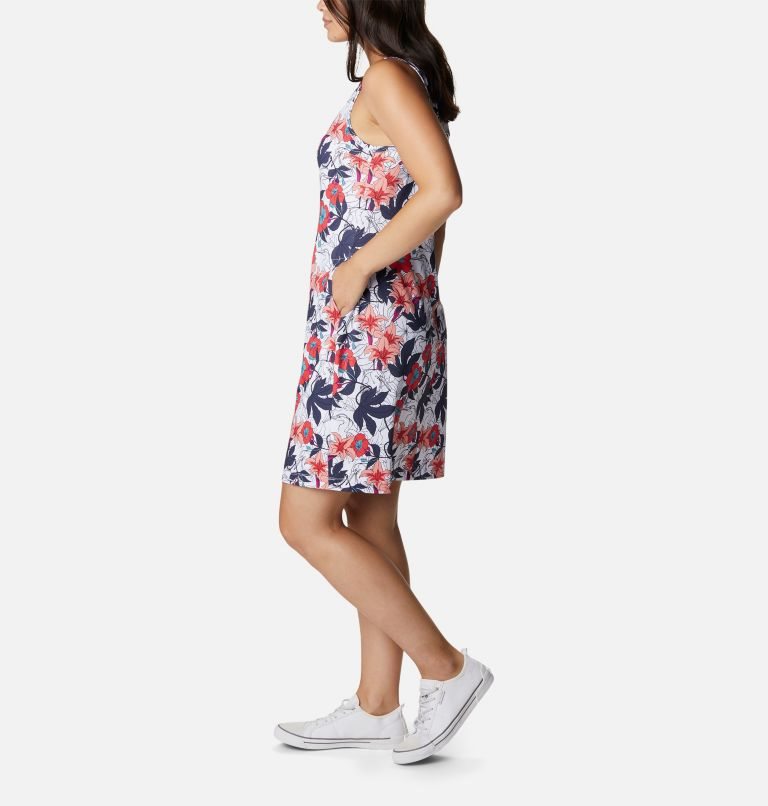 Women's Columbia Chill River Printed Dress Flower | CA-P5LC8