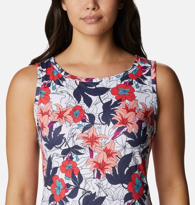 Women's Columbia Chill River Printed Dress Flower | CA-P5LC8