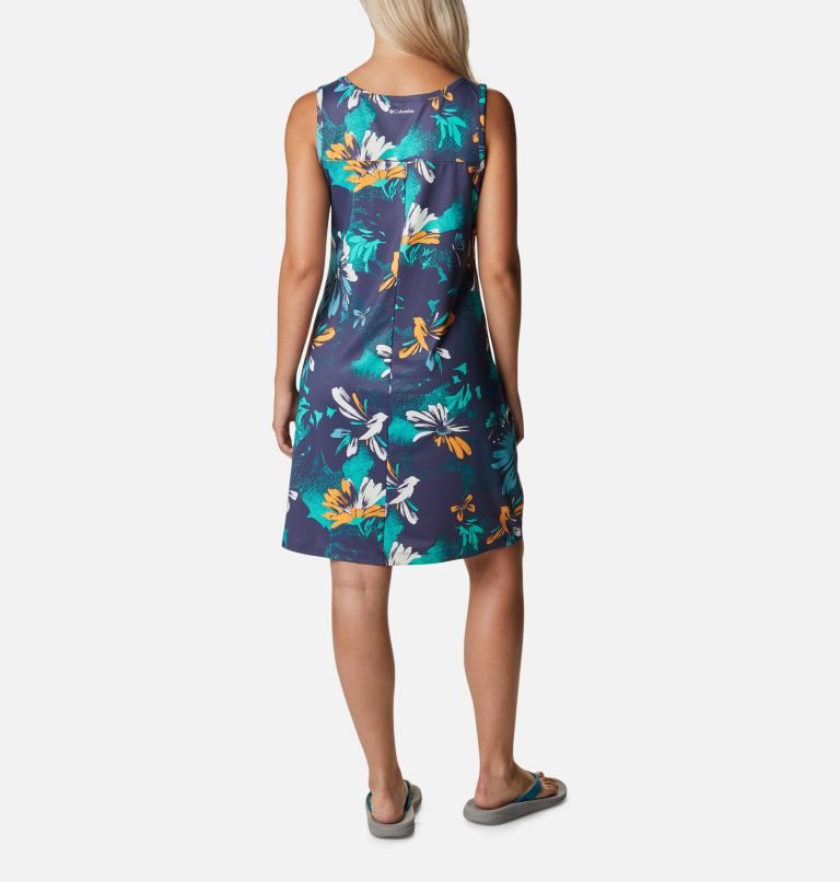 Women's Columbia Chill River Printed Dress Flower | CA-Q58A1