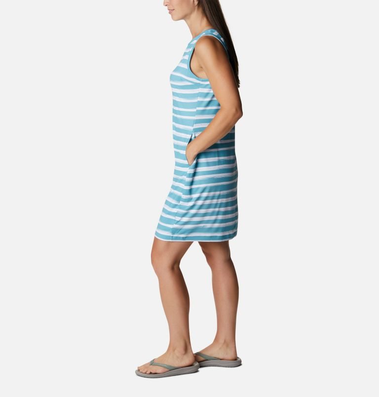 Women's Columbia Chill River Printed Dress Stripe | CA-U3185