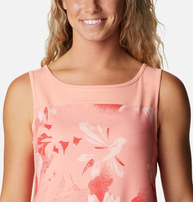 Women's Columbia Chill River Tanks Flower | CA-A14A3