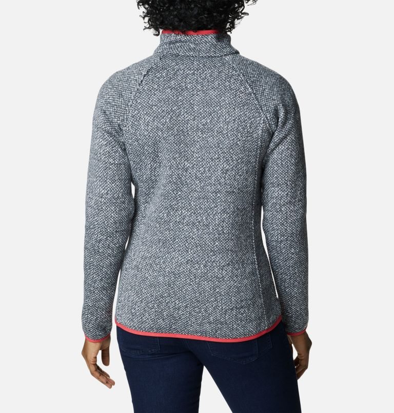 Women's Columbia Chillin Fleece Jackets Grey | CA-LAL54
