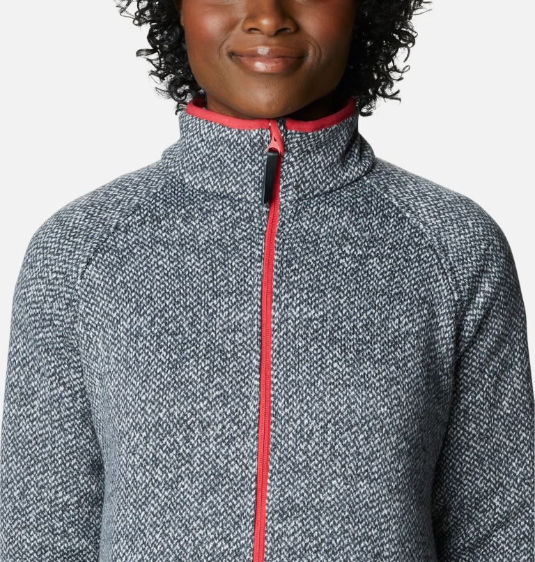 Women's Columbia Chillin Fleece Jackets Grey | CA-LAL54