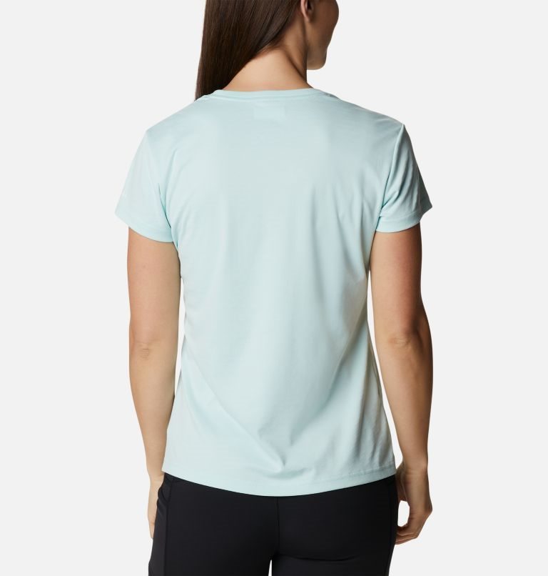 Women's Columbia Cirro Ice Graphic Crew T Shirts Mint | CA-X15C8