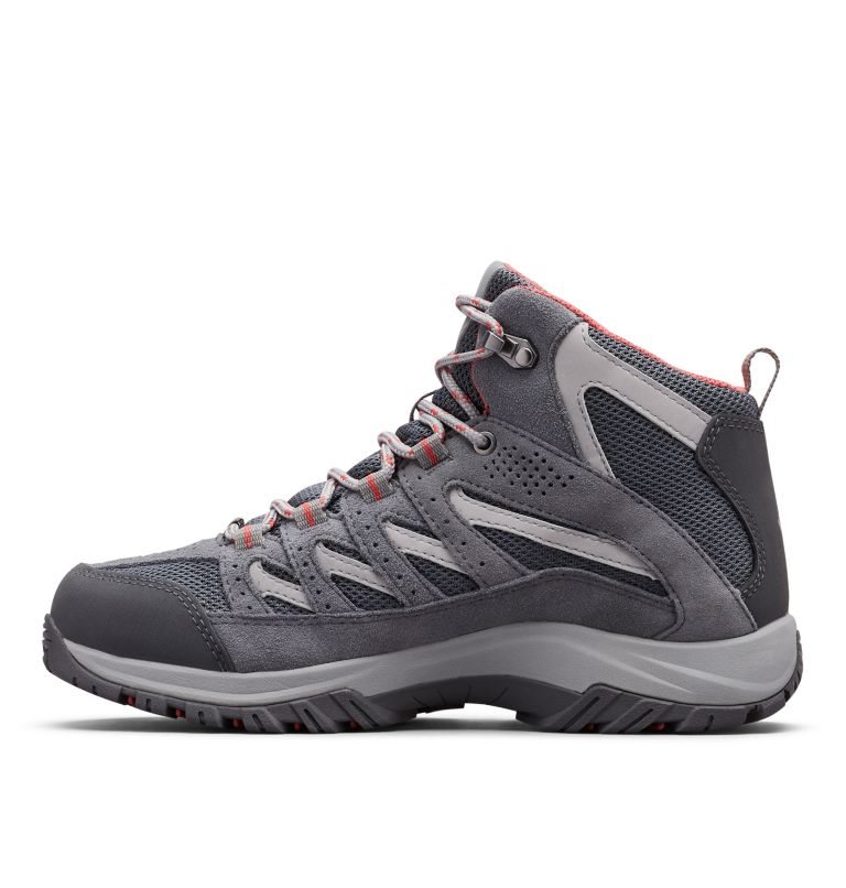 Women's Columbia Crestwood Mid Waterproof Hiking Boots Dark Grey | CA-UCAL0