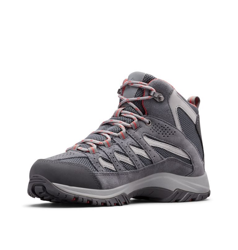 Women's Columbia Crestwood Mid Waterproof Hiking Boots Dark Grey | CA-UCAL0