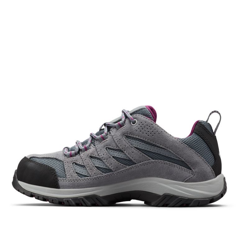 Women's Columbia Crestwood Waterproof Hiking Shoes Grey | CA-T136A