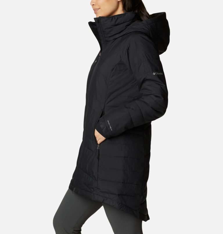 Women's Columbia Crown Point Jackets Black | CA-AL3A1