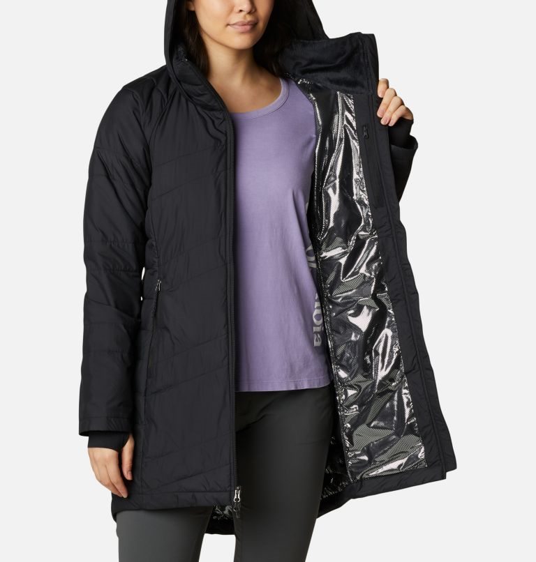 Women's Columbia Crown Point Jackets Black | CA-AL3A1