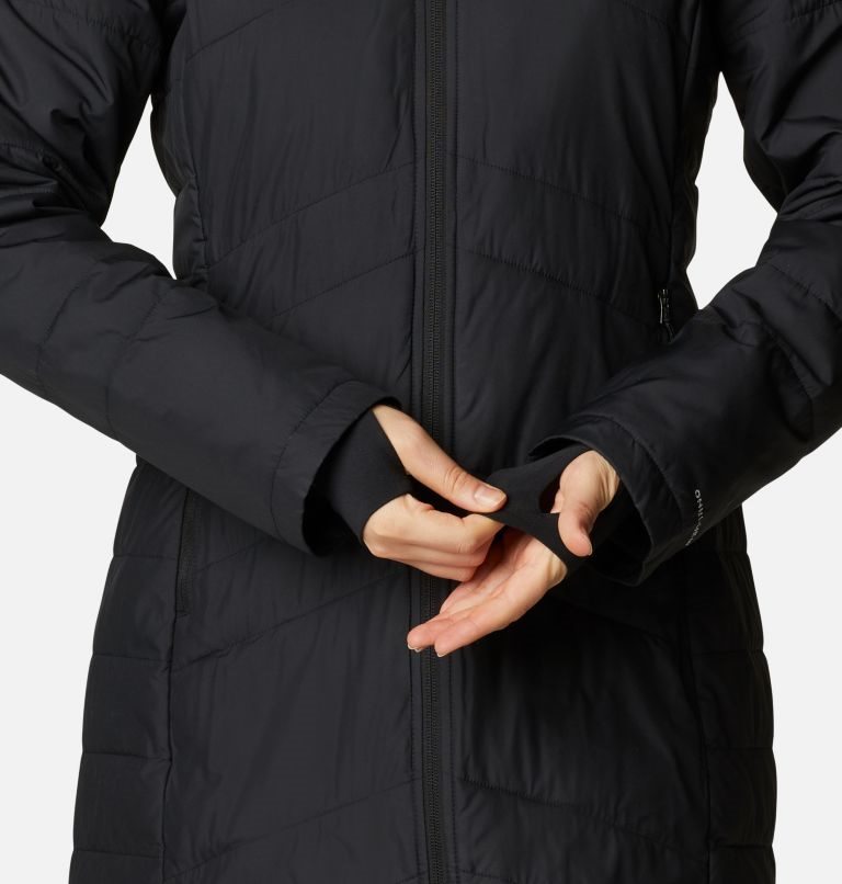Women's Columbia Crown Point Jackets Black | CA-AL3A1