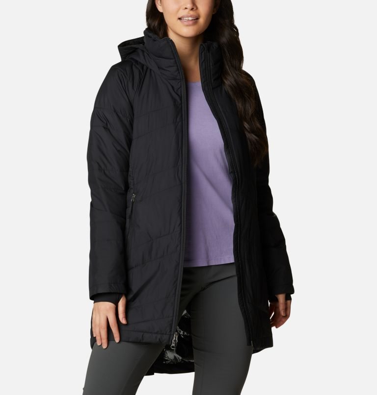 Women's Columbia Crown Point Jackets Black | CA-AL3A1