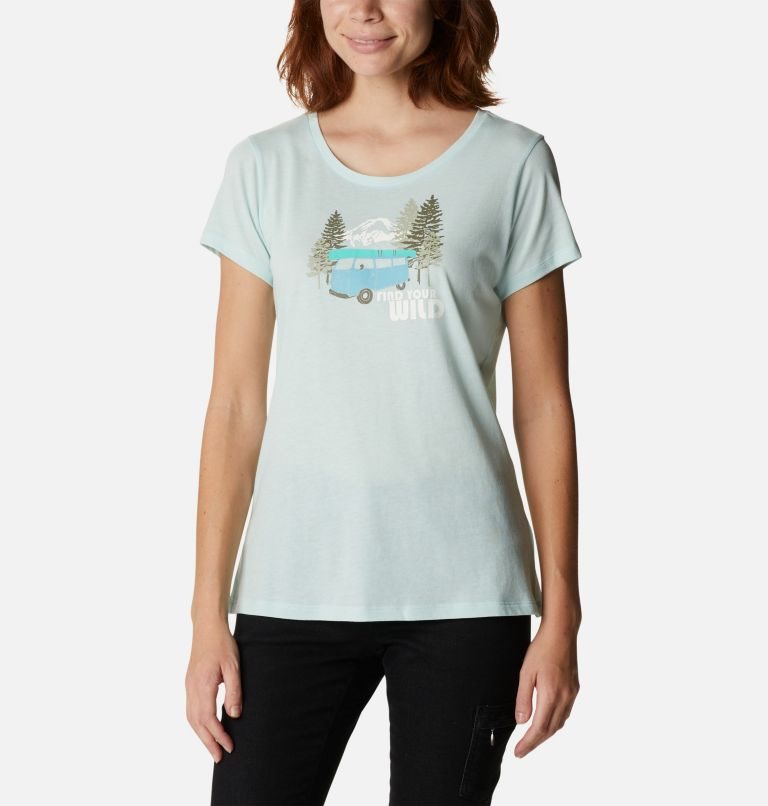 Women\'s Columbia Daisy Days Graphic T Shirts Mint | CA-T6C10
