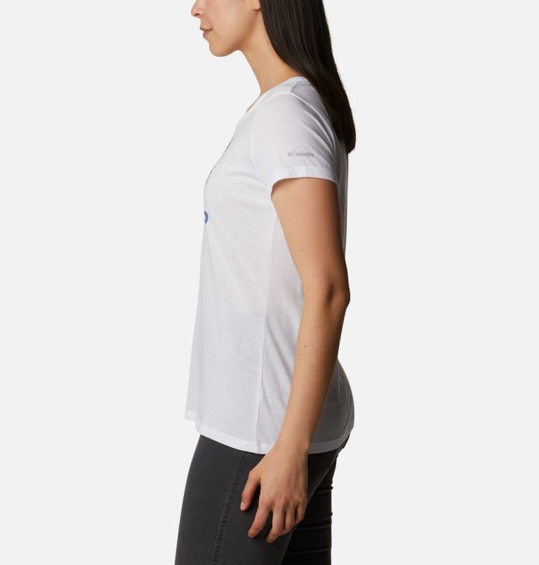 Women's Columbia Daisy Days Graphic T Shirts White | CA-UALC1