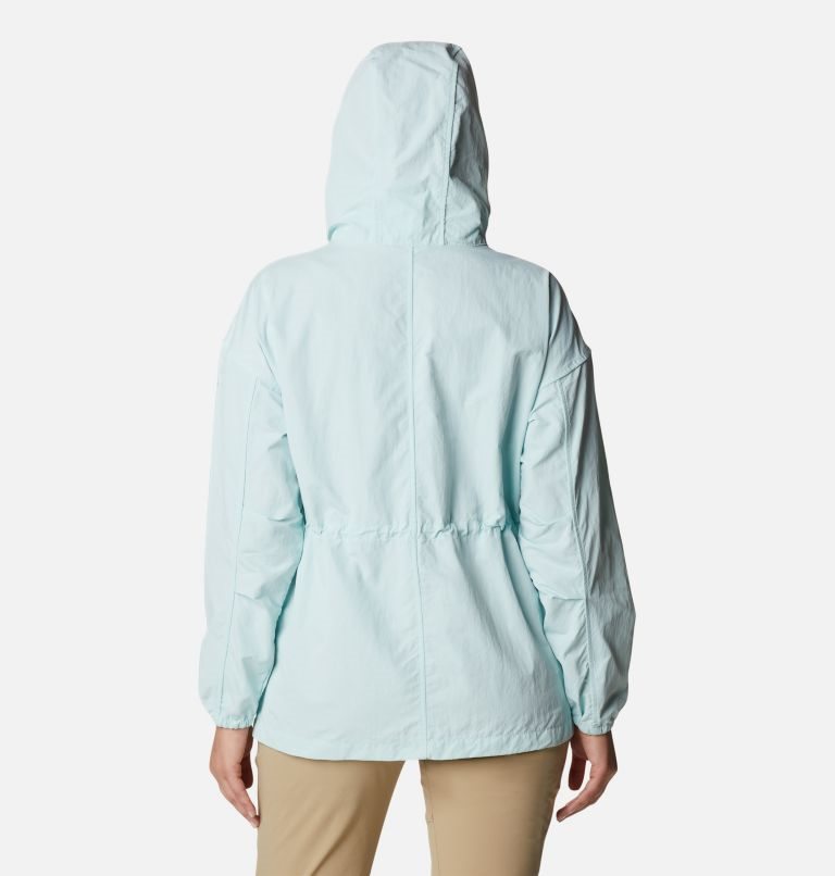 Women's Columbia Day Trippin II Rain Jackets Light Blue | CA-F453C