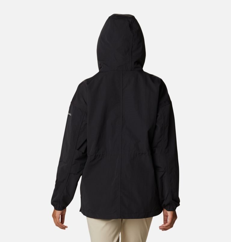 Women's Columbia Day Trippin II Rain Jackets Black | CA-NLA15