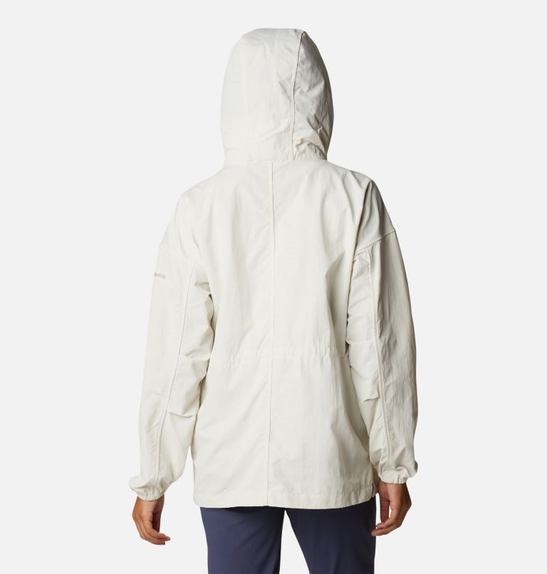 Women's Columbia Day Trippin II Rain Jackets Cream | CA-P463A