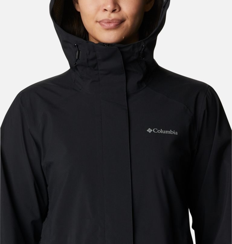 Women's Columbia Earth Explorer Shell Jackets Black | CA-A8C36