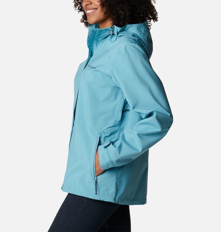 Women's Columbia Earth Explorer Shell Jackets Turquoise | CA-UL543