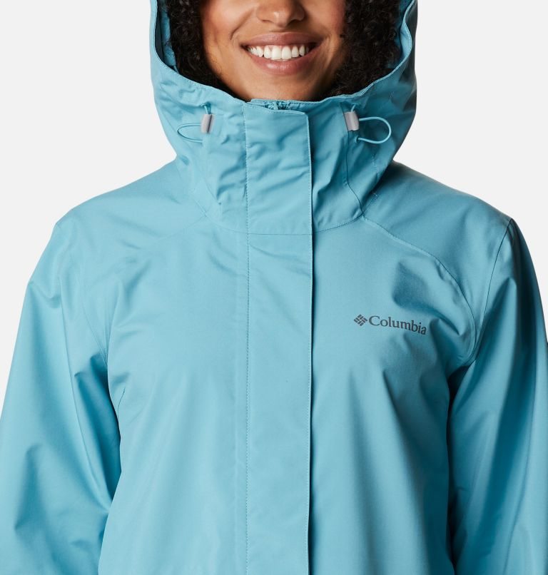 Women's Columbia Earth Explorer Shell Jackets Turquoise | CA-UL543