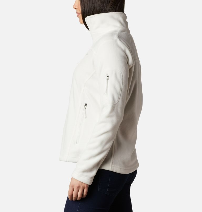 Women's Columbia Fast Trek II Fleece Jackets White | CA-SLA63