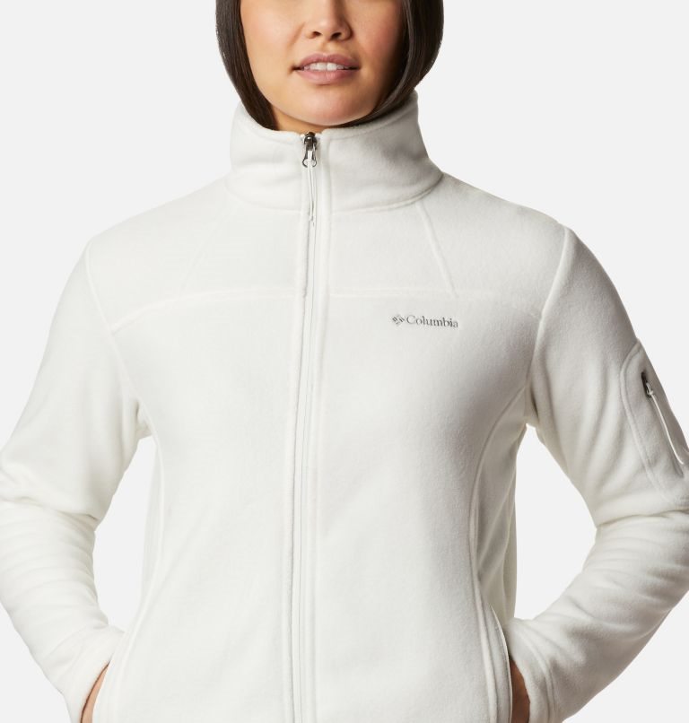 Women's Columbia Fast Trek II Fleece Jackets White | CA-SLA63
