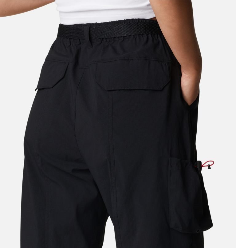 Women's Columbia Field Creek Utility Pants Black | CA-C165A