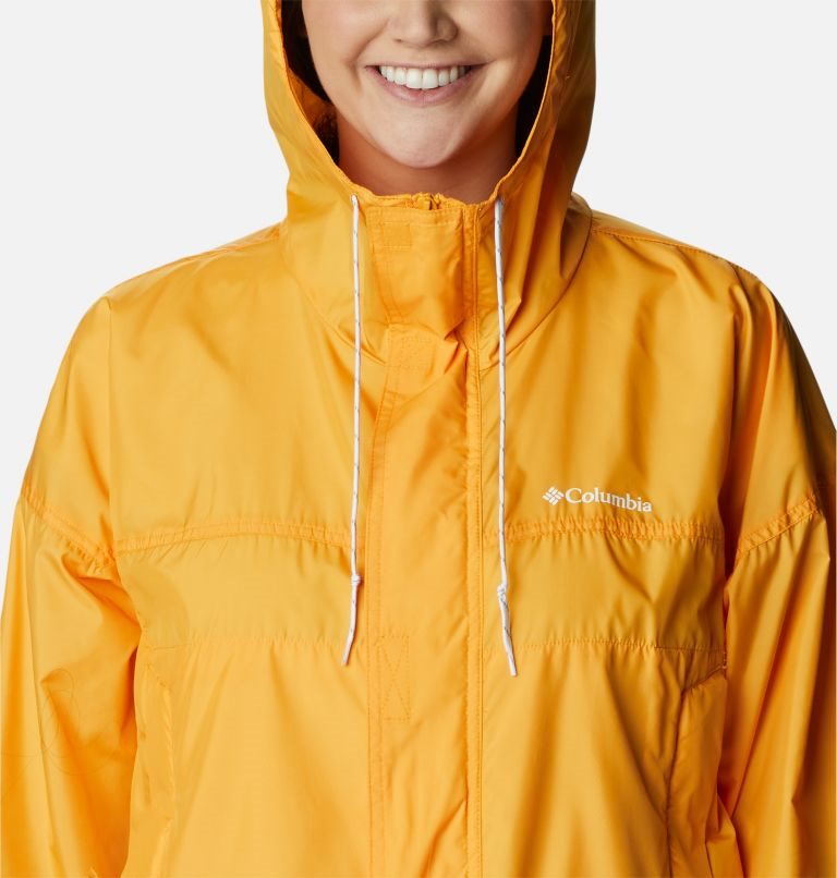 Women's Columbia Flash Challenger Cropped Windbreaker Jackets Mango | CA-P4015