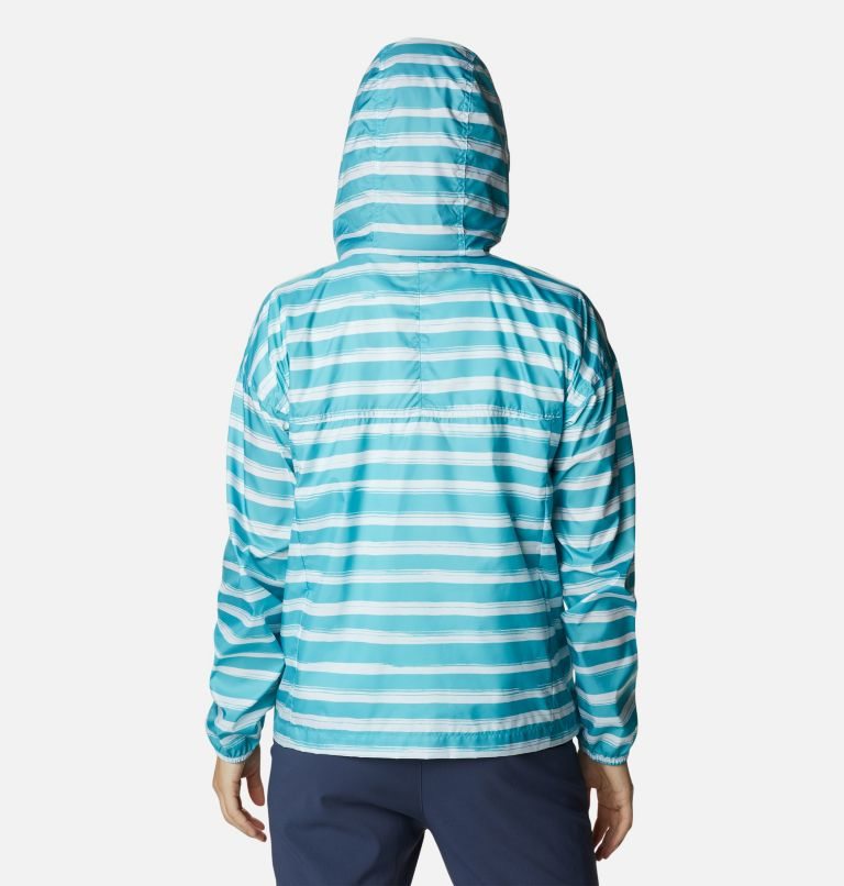 Women's Columbia Flash Challenger Novelty Windbreaker Jackets Stripe | CA-DC8A4
