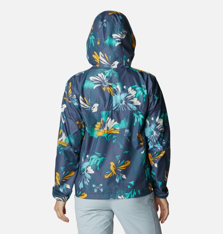 Women's Columbia Flash Challenger Novelty Windbreaker Jackets Flower | CA-L3A10