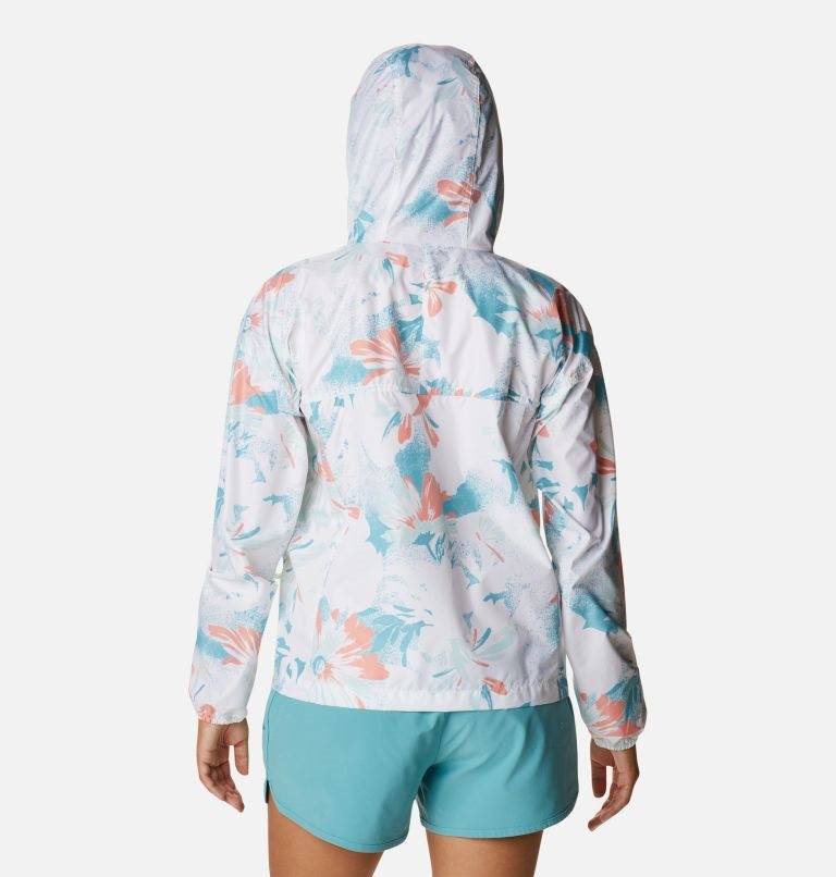 Women's Columbia Flash Challenger Novelty Windbreaker Jackets Flower | CA-SC8A1