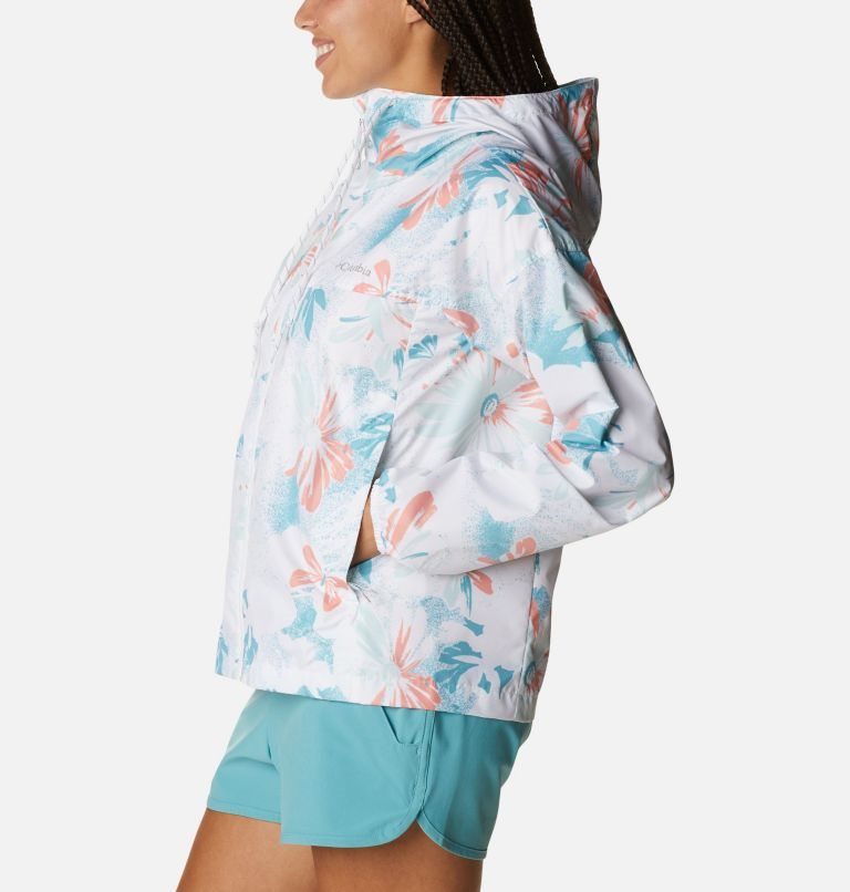 Women's Columbia Flash Challenger Novelty Windbreaker Jackets Flower | CA-SC8A1