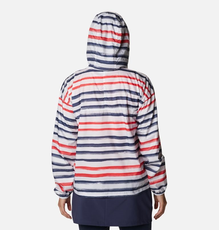 Women's Columbia Flash Challenger Novelty Windbreaker Jackets Stripe | CA-Y0486