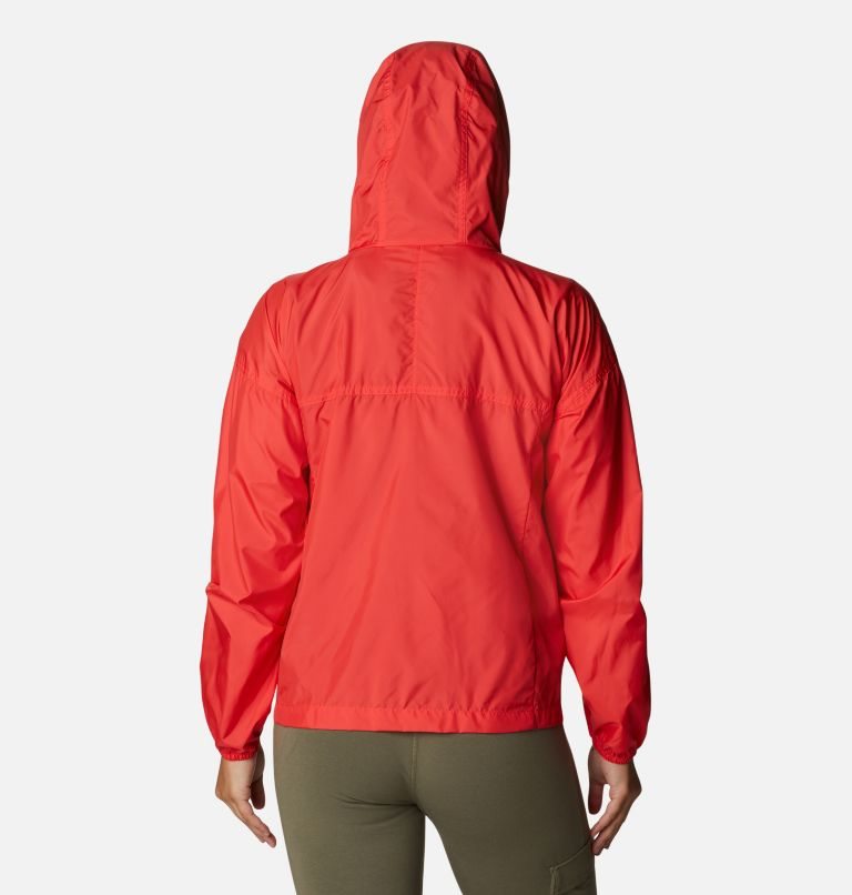Women's Columbia Flash Challenger Windbreaker Jackets Red | CA-J8653