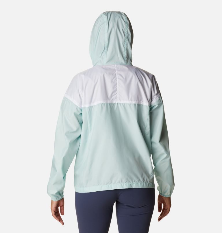 Women's Columbia Flash Challenger Windbreaker Jackets Turquoise | CA-M530C