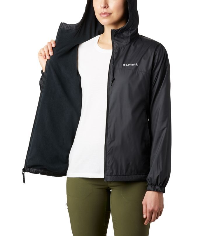 Women's Columbia Flash Forward Lined Jackets Black | CA-J1L58