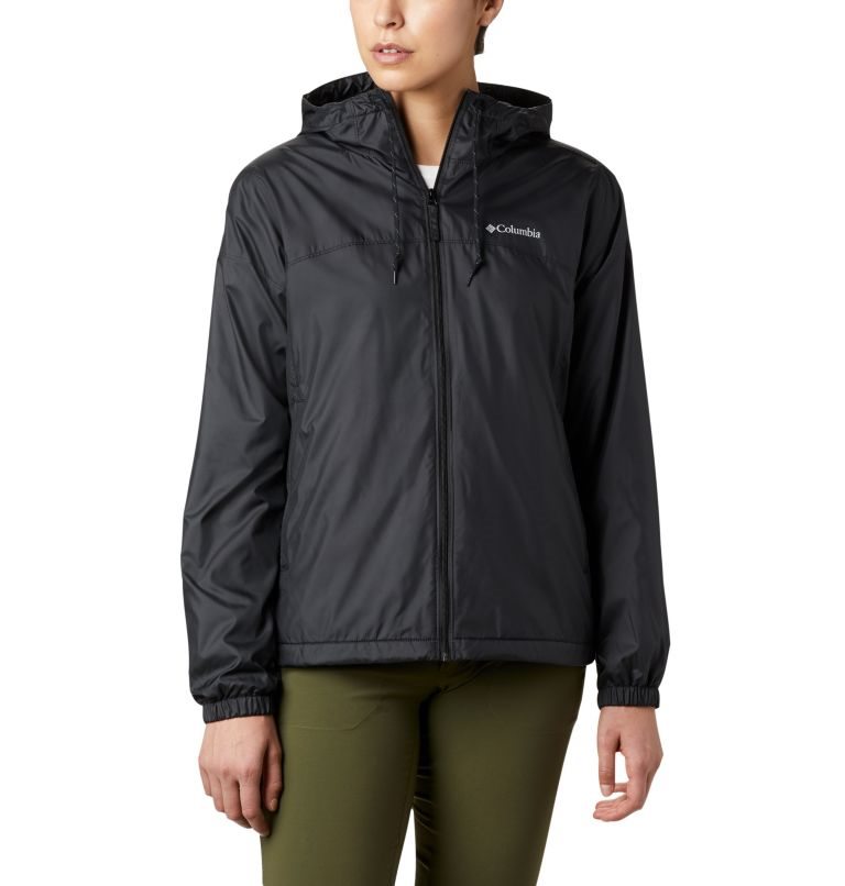 Women\'s Columbia Flash Forward Lined Jackets Black | CA-J1L58