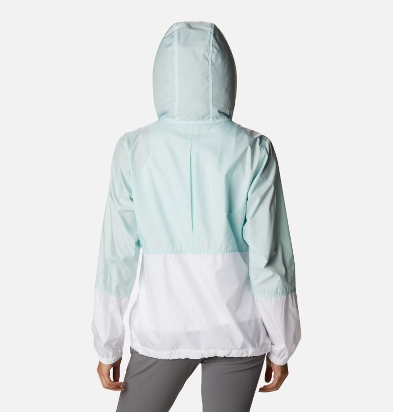 Women's Columbia Flash Forward Windbreaker Jackets Turquoise / White | CA-KL6C3