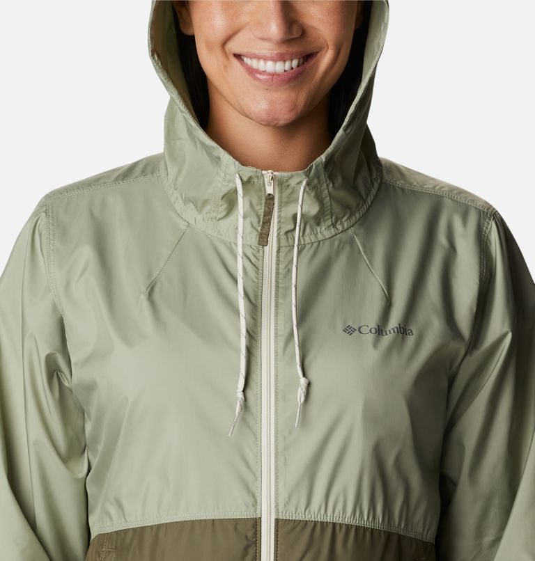 Women's Columbia Flash Forward Windbreaker Jackets Olive | CA-Y34L5