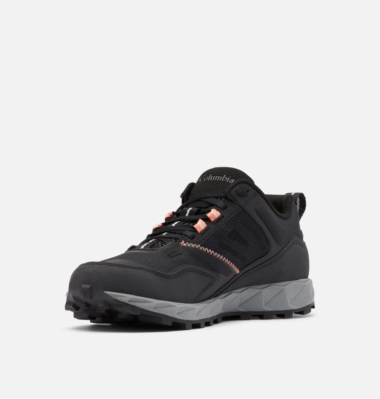 Women's Columbia Flow District Sneakers Black | CA-H510C