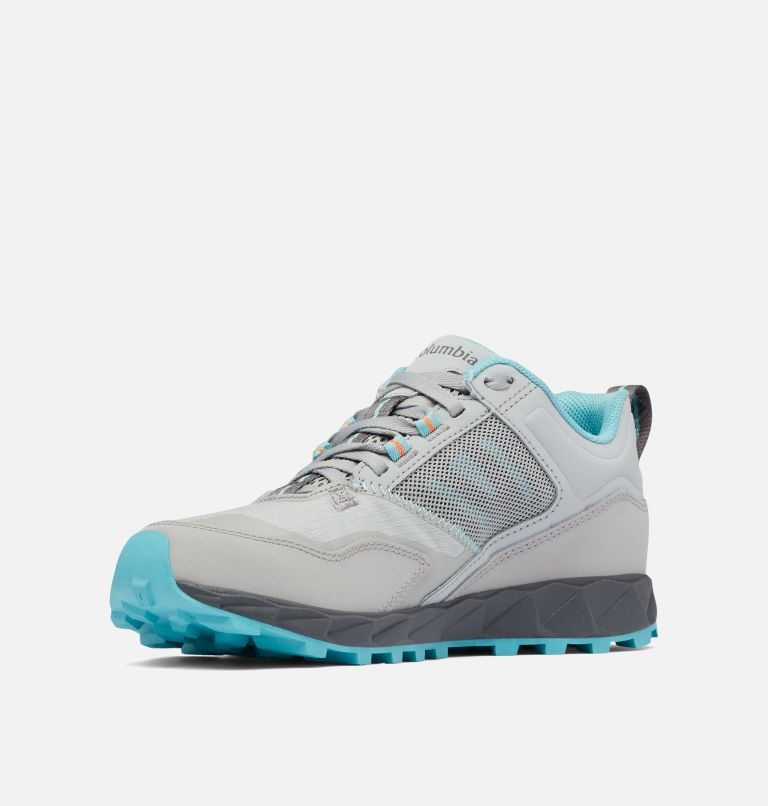 Women's Columbia Flow District Sneakers Grey / Turquoise | CA-X5C03