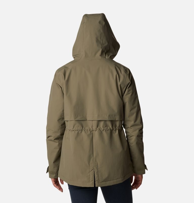 Women's Columbia Hadley Trail Jackets Olive | CA-ZL360