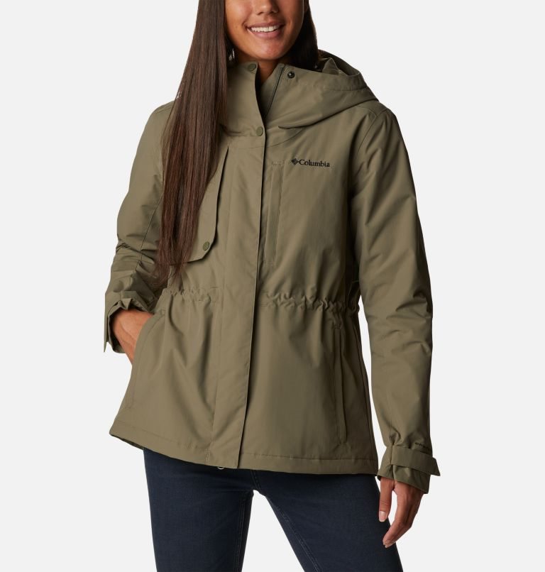 Women\'s Columbia Hadley Trail Jackets Olive | CA-ZL360