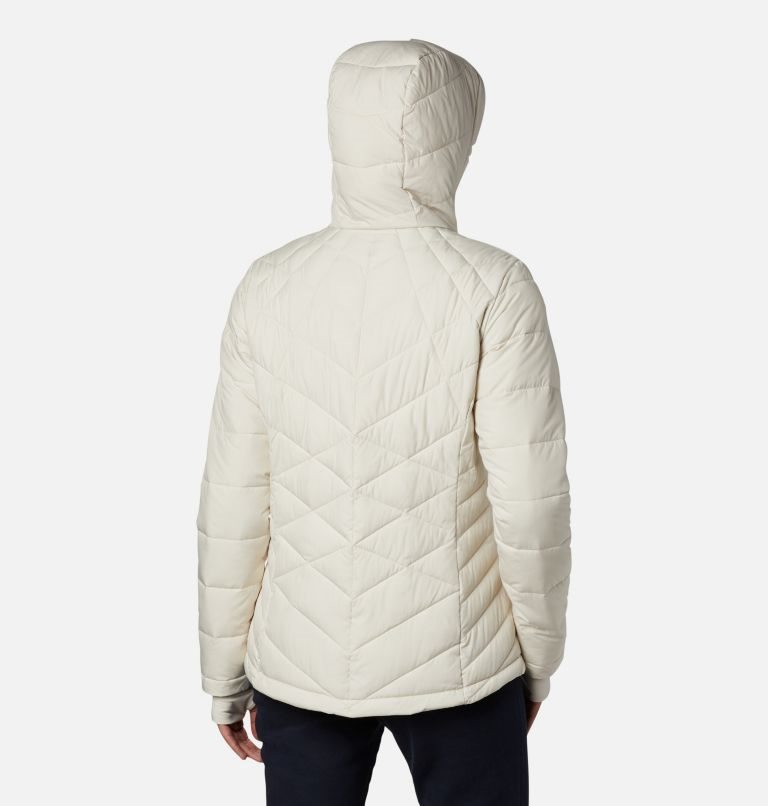 Women's Columbia Heavenly Hooded Jackets Cream | CA-N3014